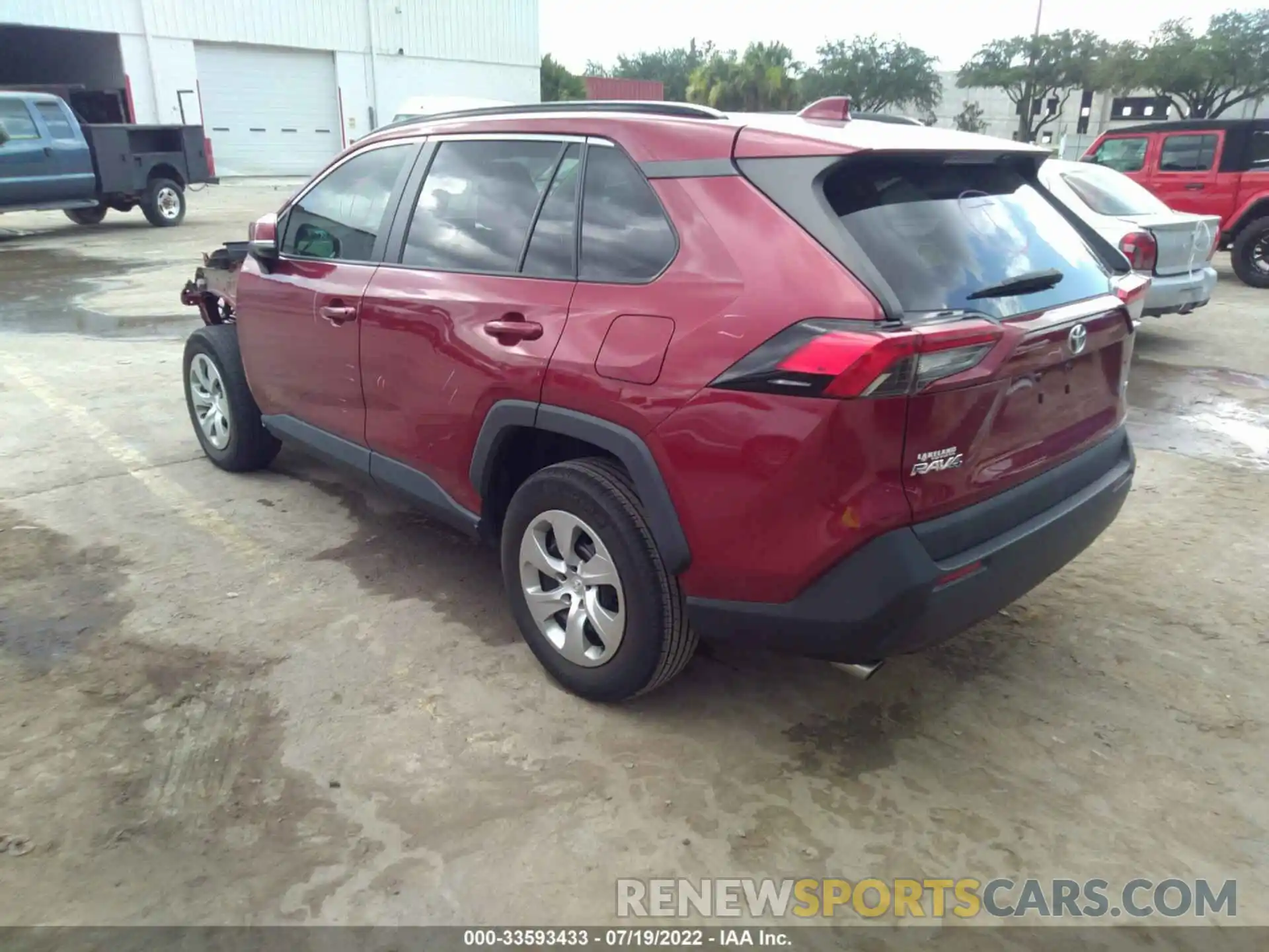 3 Photograph of a damaged car 2T3K1RFV9KW016788 TOYOTA RAV4 2019