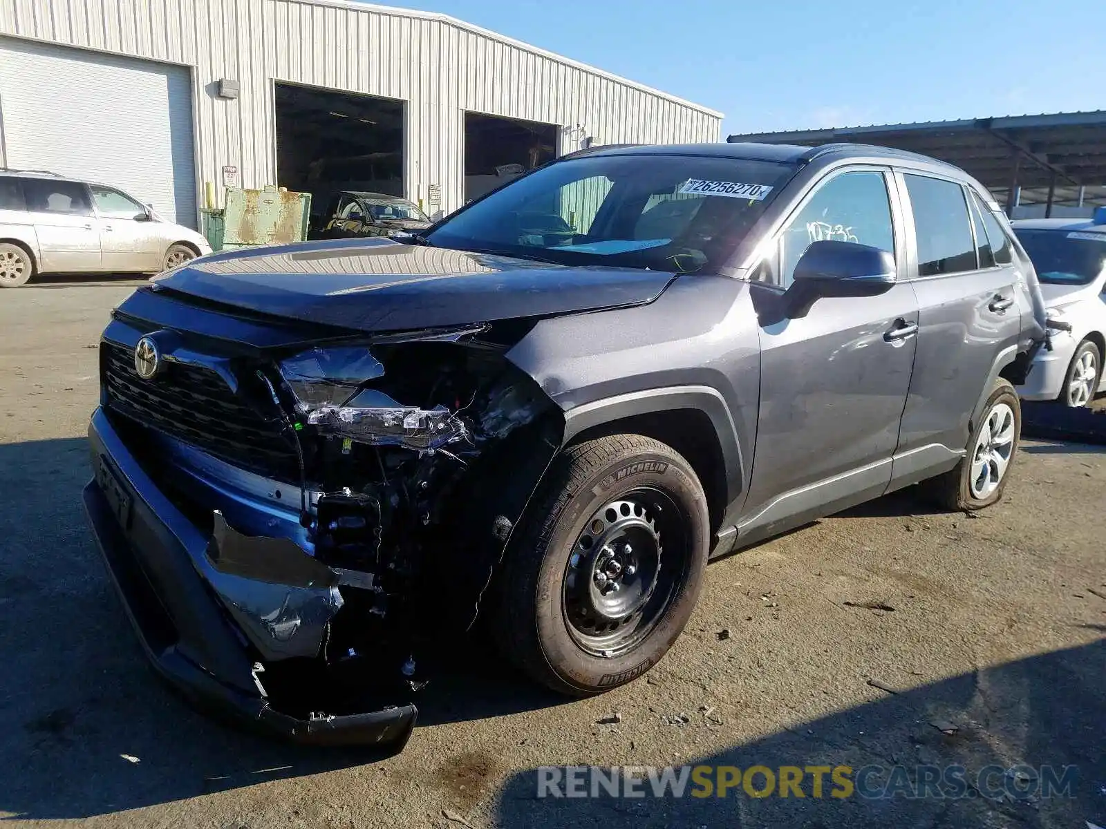 2 Photograph of a damaged car 2T3K1RFV9KW025751 TOYOTA RAV4 2019