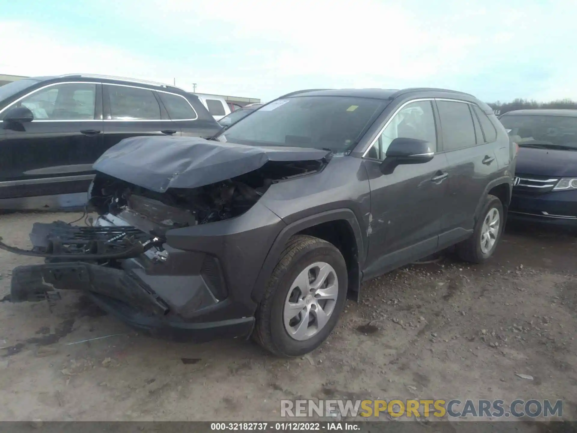 2 Photograph of a damaged car 2T3K1RFV9KW029525 TOYOTA RAV4 2019