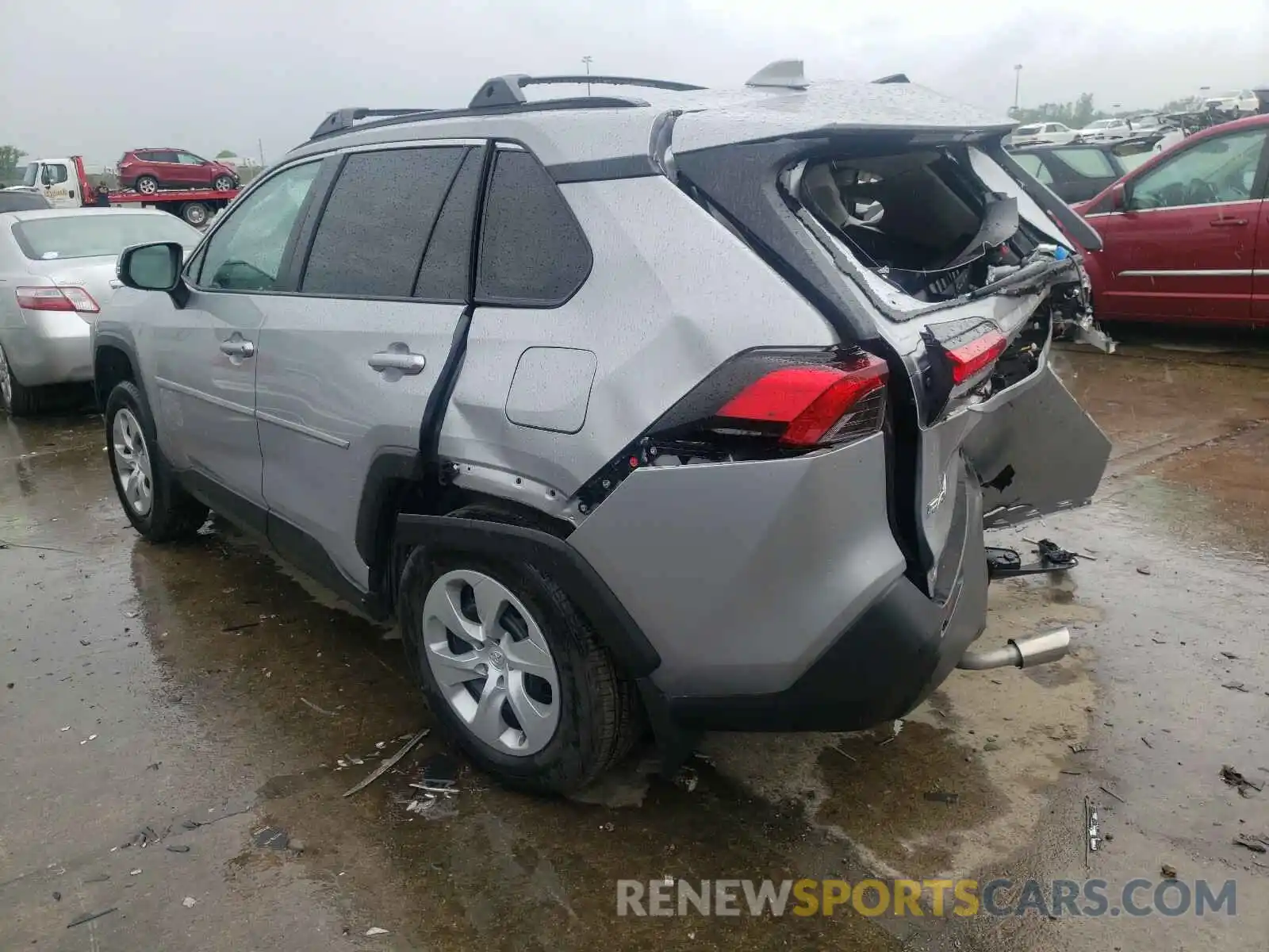 3 Photograph of a damaged car 2T3K1RFV9KW038497 TOYOTA RAV4 2019