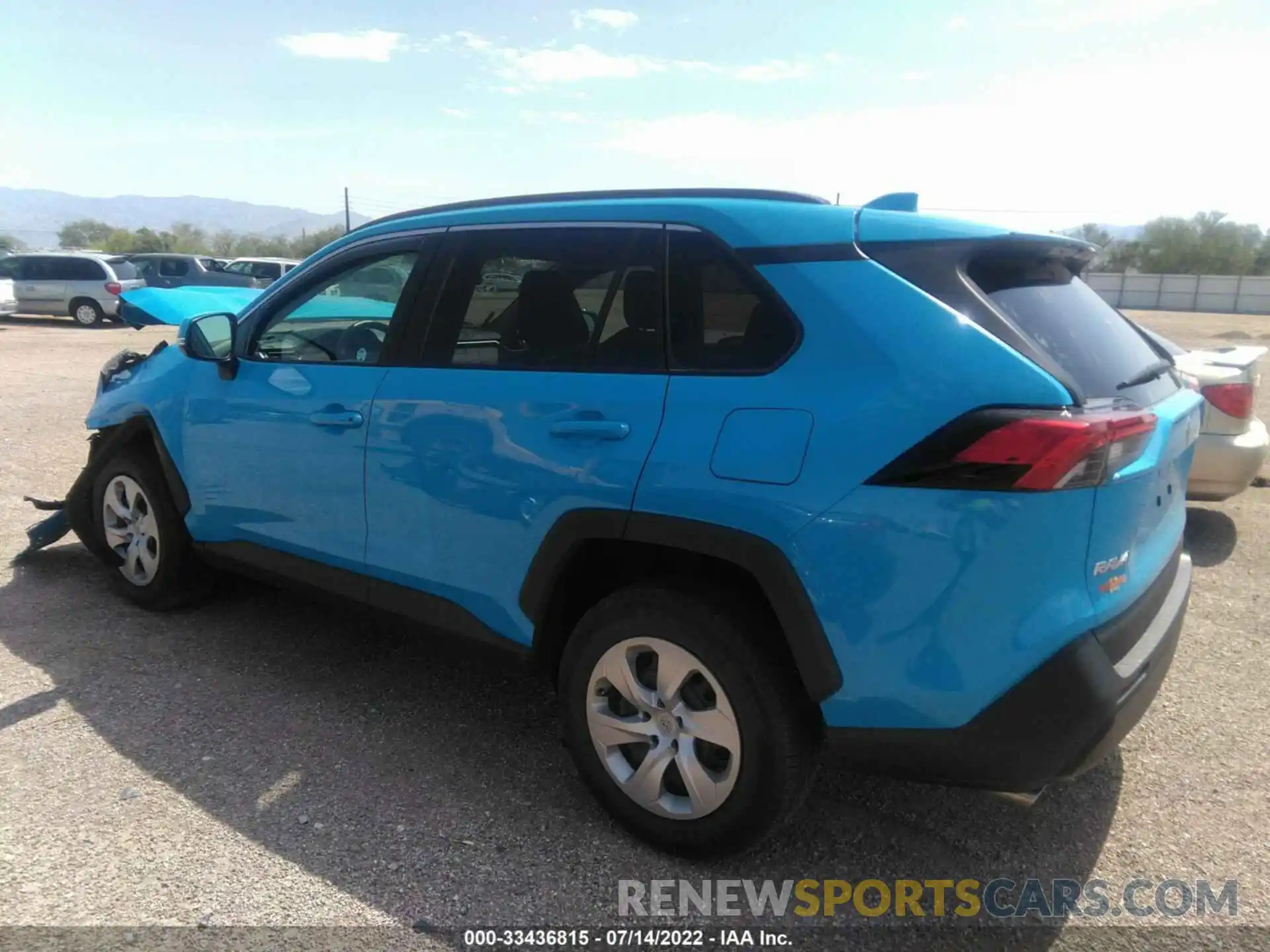 3 Photograph of a damaged car 2T3K1RFV9KW041383 TOYOTA RAV4 2019