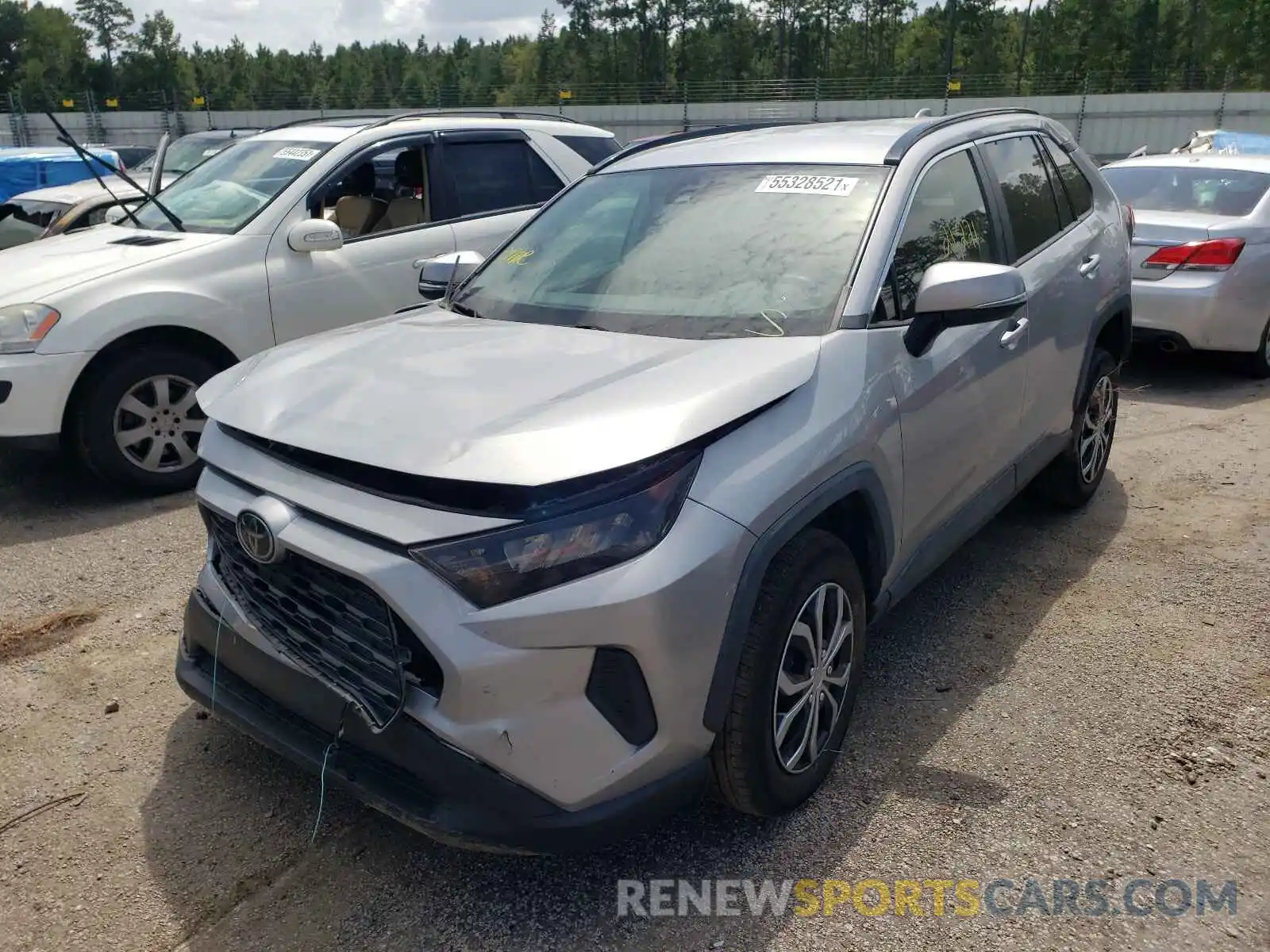 2 Photograph of a damaged car 2T3K1RFV9KW052853 TOYOTA RAV4 2019