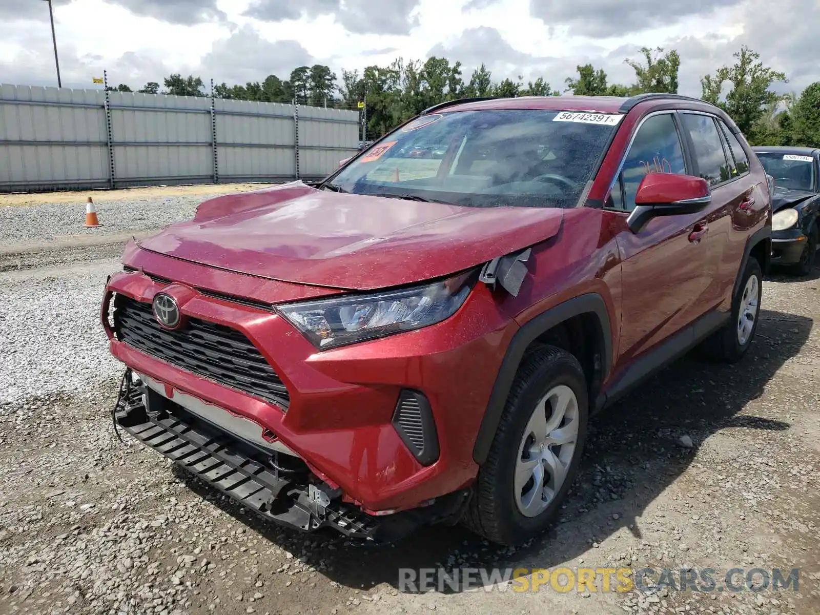 2 Фотография поврежденного автомобиля 2T3K1RFVXKC004814 TOYOTA RAV4 2019