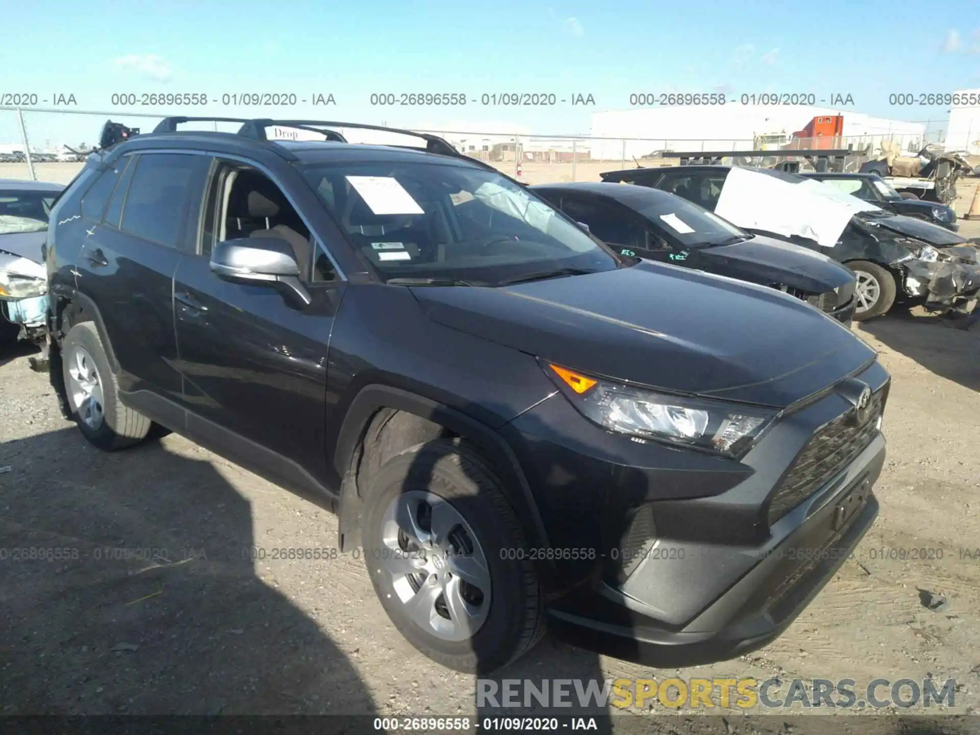 1 Фотография поврежденного автомобиля 2T3K1RFVXKC007356 TOYOTA RAV4 2019