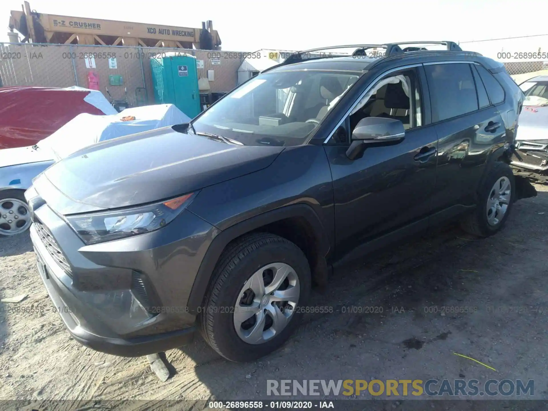 2 Фотография поврежденного автомобиля 2T3K1RFVXKC007356 TOYOTA RAV4 2019