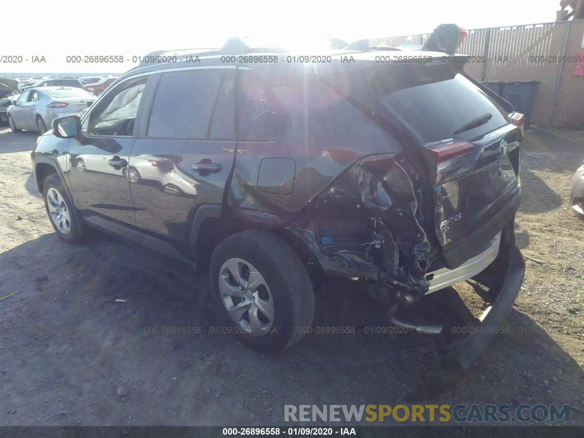 3 Photograph of a damaged car 2T3K1RFVXKC007356 TOYOTA RAV4 2019