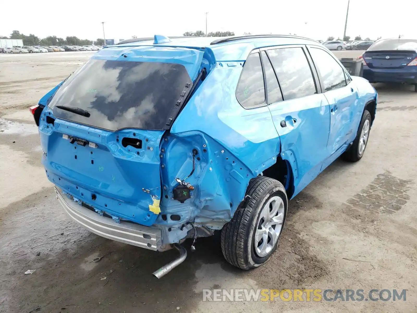 4 Фотография поврежденного автомобиля 2T3K1RFVXKC029874 TOYOTA RAV4 2019