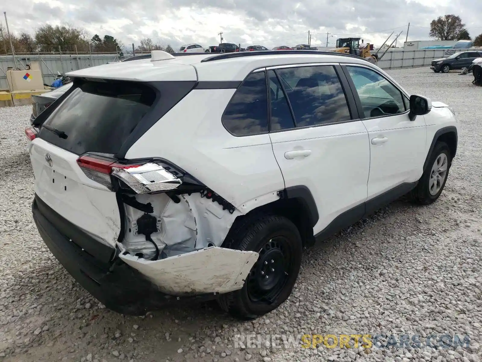 4 Photograph of a damaged car 2T3K1RFVXKW001717 TOYOTA RAV4 2019