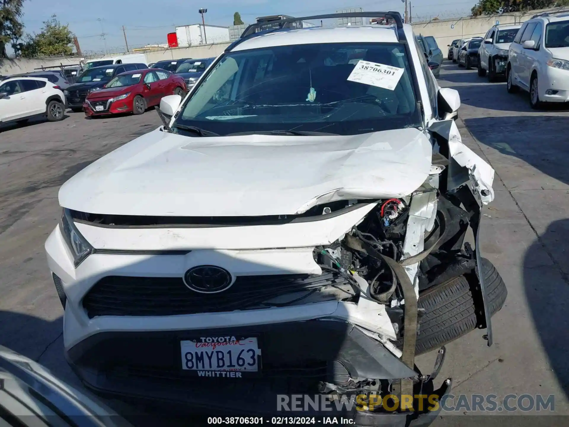 13 Photograph of a damaged car 2T3K1RFVXKW019263 TOYOTA RAV4 2019