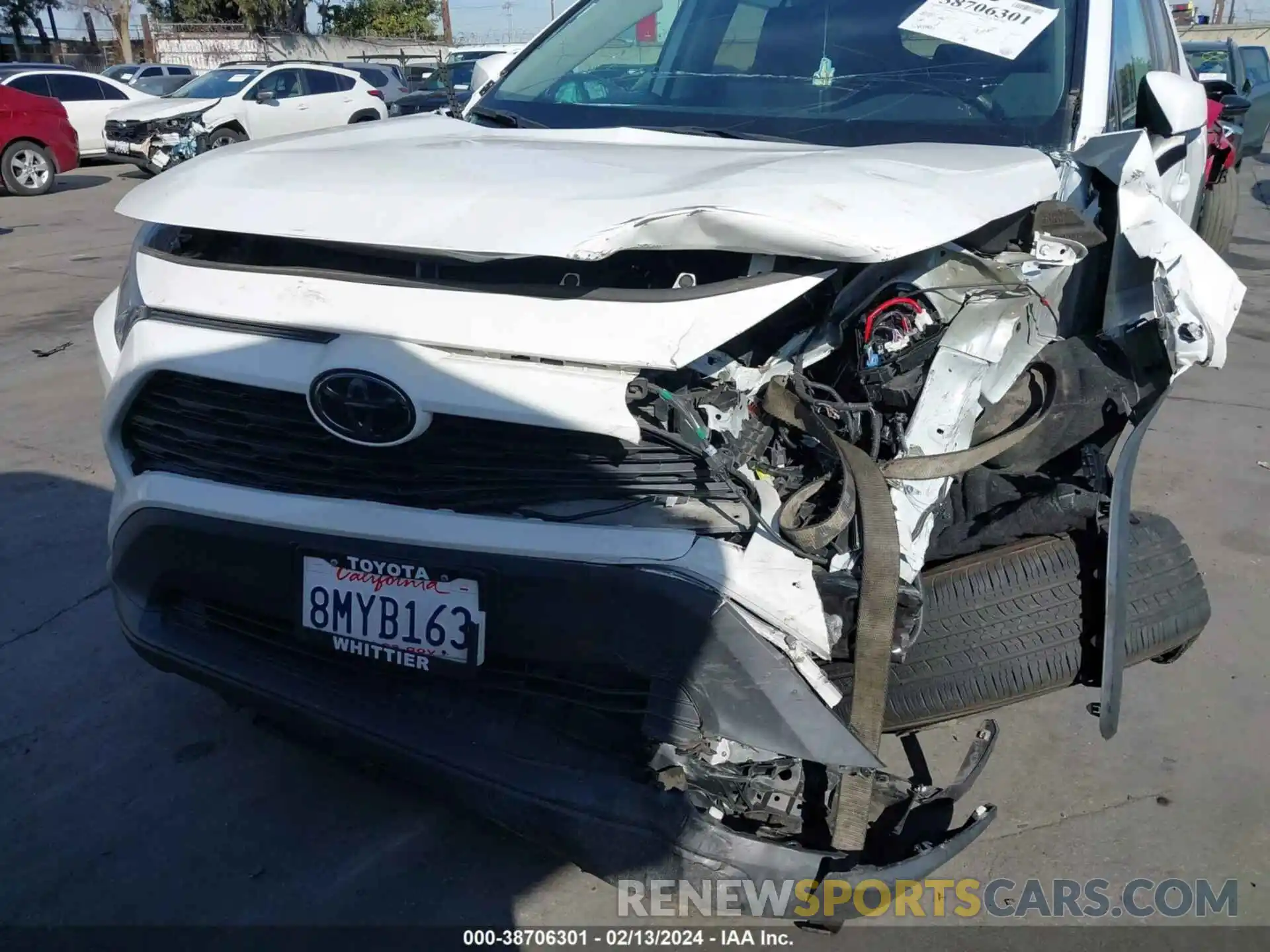 19 Photograph of a damaged car 2T3K1RFVXKW019263 TOYOTA RAV4 2019