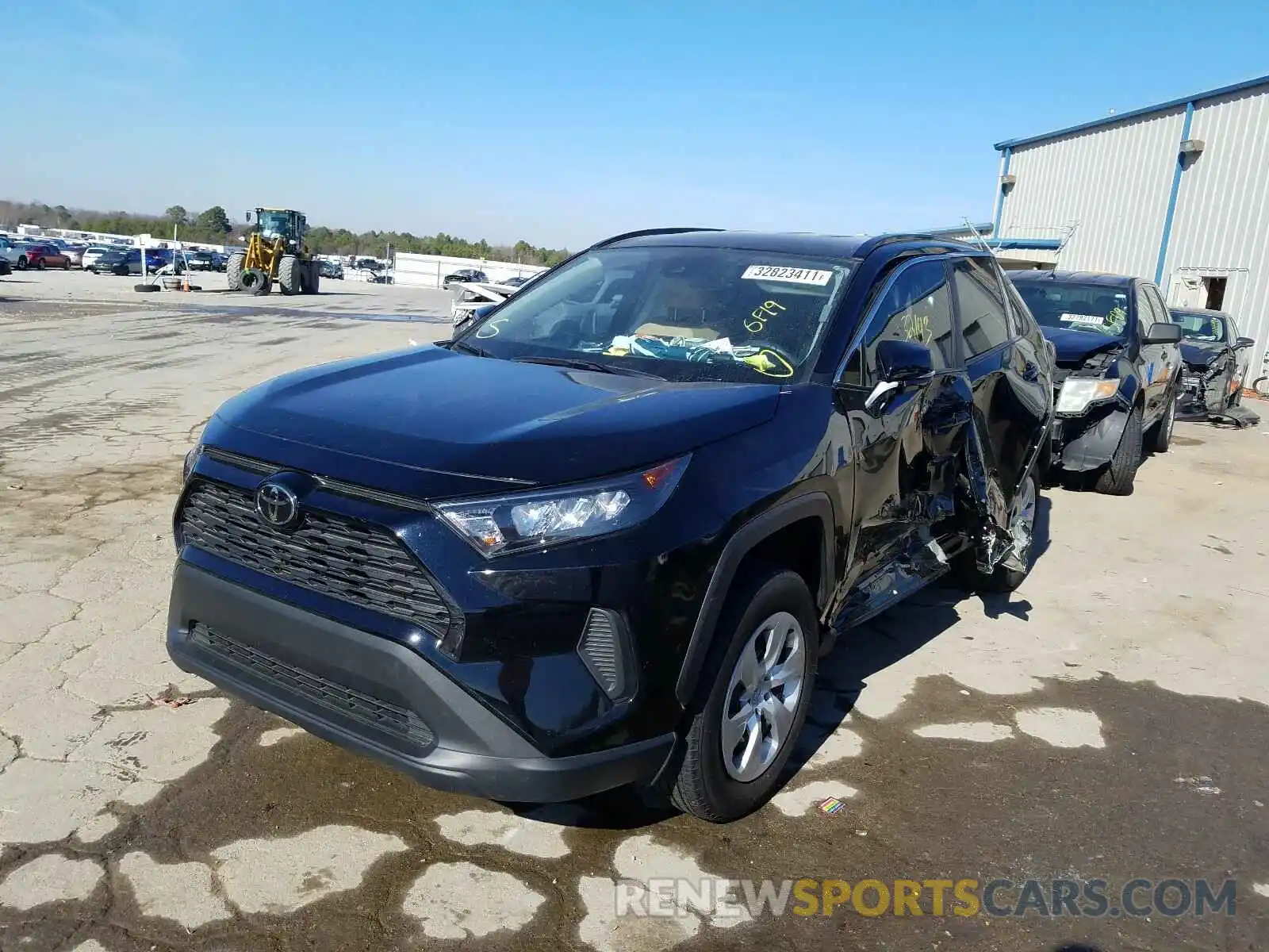 2 Photograph of a damaged car 2T3K1RFVXKW022440 TOYOTA RAV4 2019