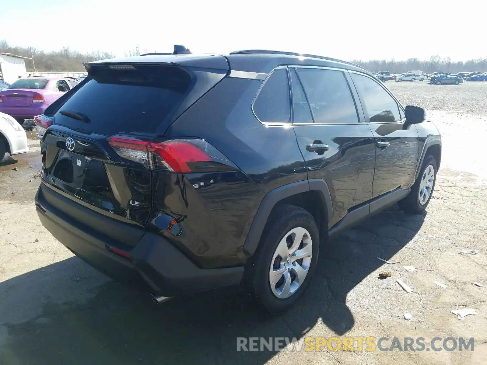 4 Photograph of a damaged car 2T3K1RFVXKW022440 TOYOTA RAV4 2019