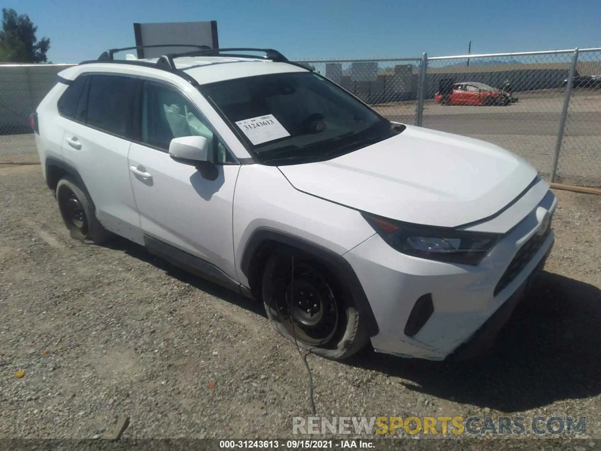 1 Photograph of a damaged car 2T3K1RFVXKW027783 TOYOTA RAV4 2019