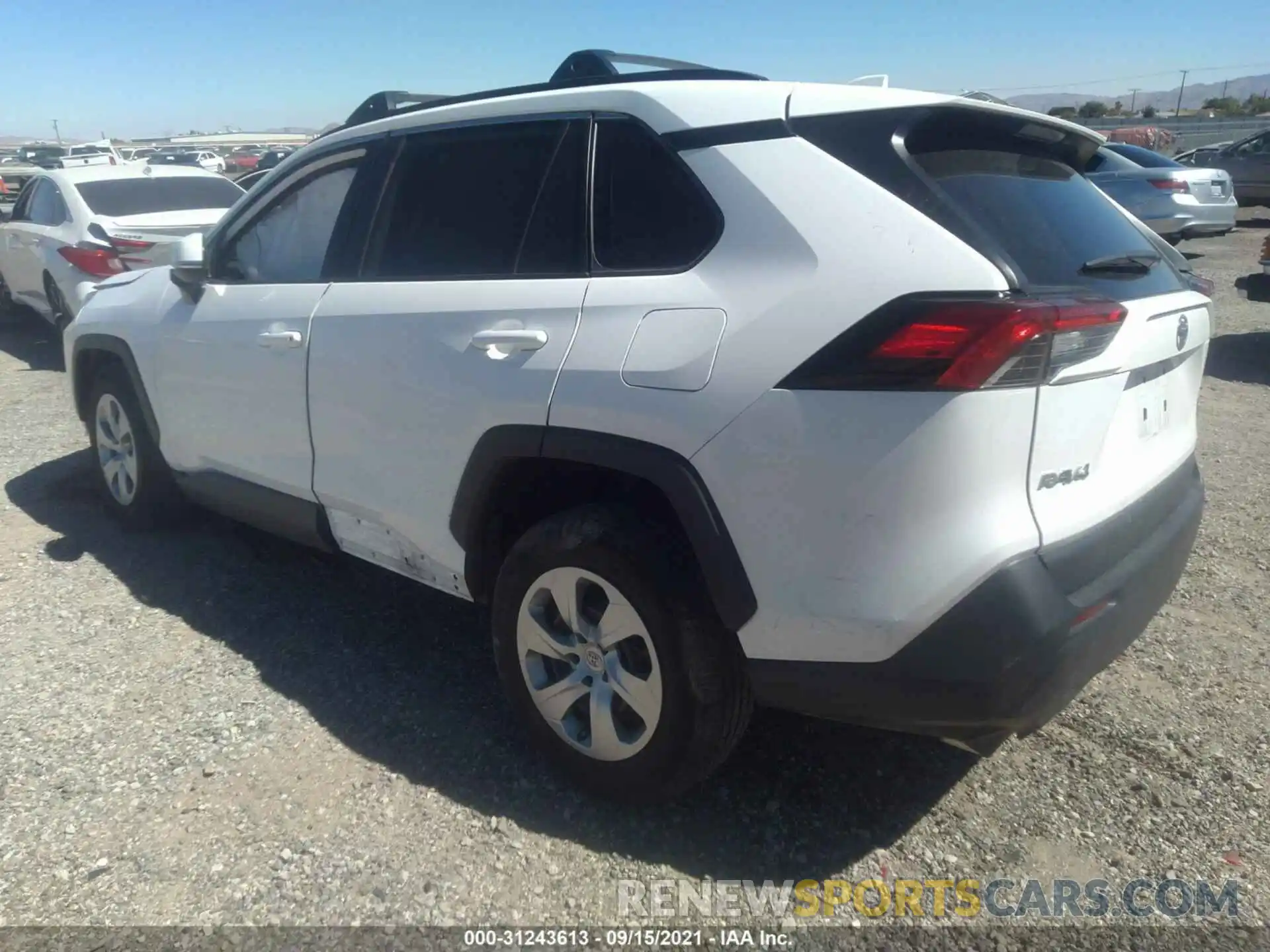 3 Photograph of a damaged car 2T3K1RFVXKW027783 TOYOTA RAV4 2019