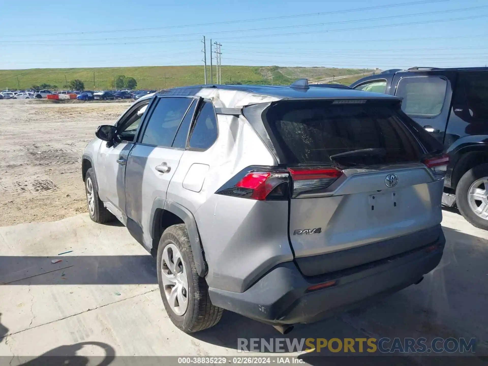 3 Photograph of a damaged car 2T3K1RFVXKW037410 TOYOTA RAV4 2019