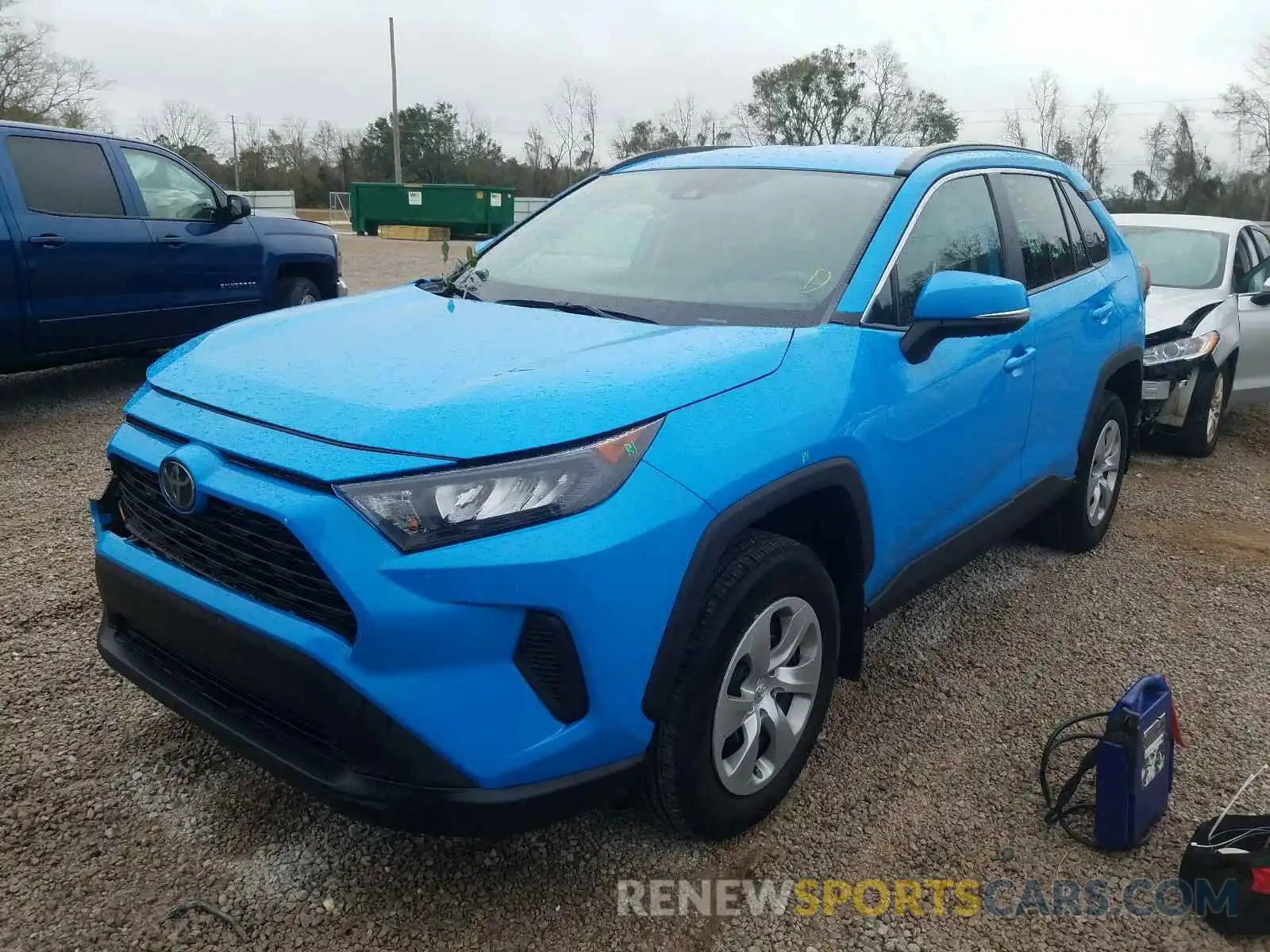 2 Фотография поврежденного автомобиля 2T3K1RFVXKW037889 TOYOTA RAV4 2019