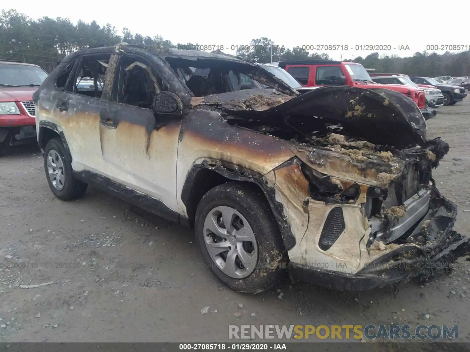 1 Photograph of a damaged car 2T3K1RFVXKW048035 TOYOTA RAV4 2019