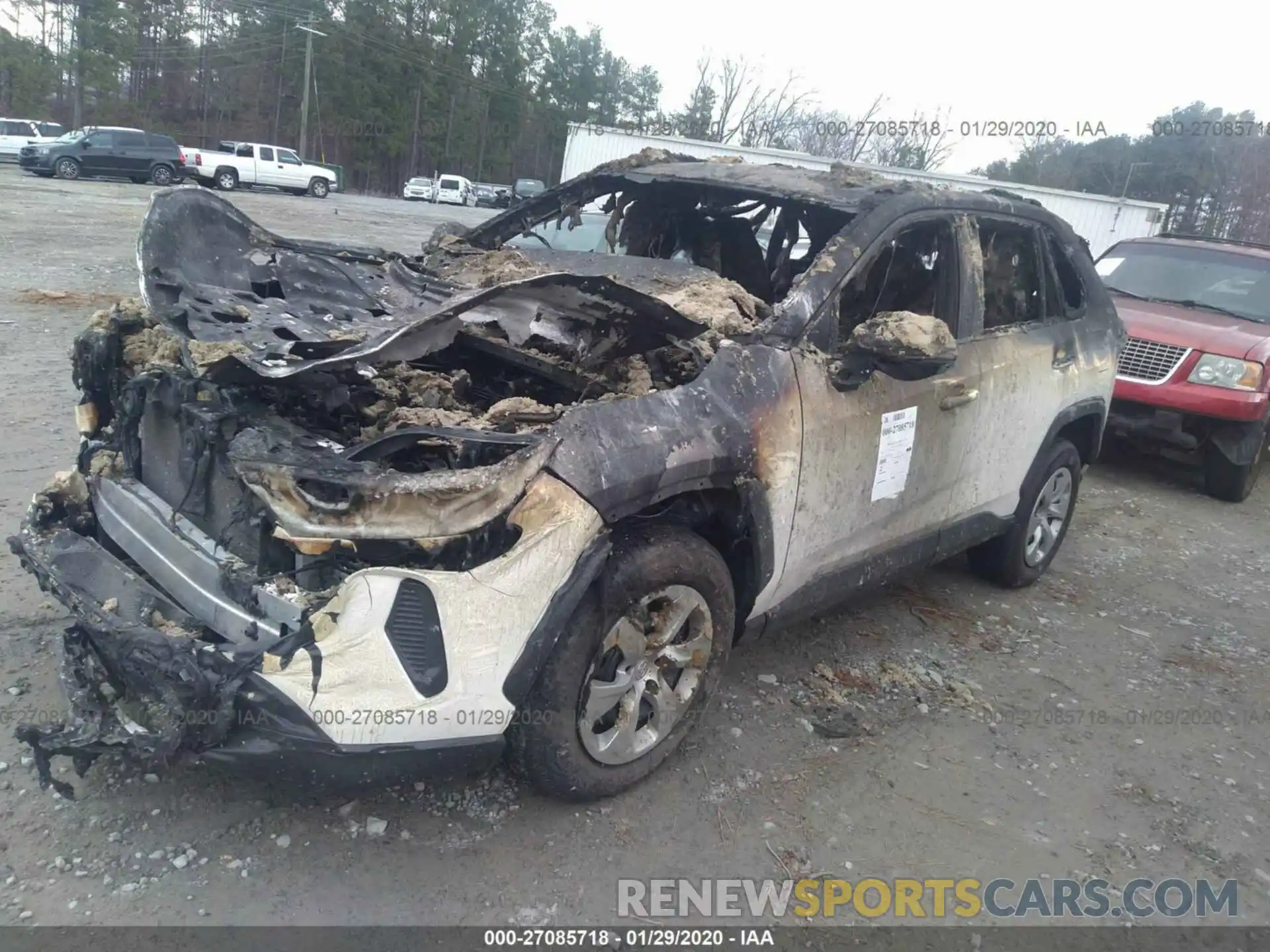 2 Фотография поврежденного автомобиля 2T3K1RFVXKW048035 TOYOTA RAV4 2019