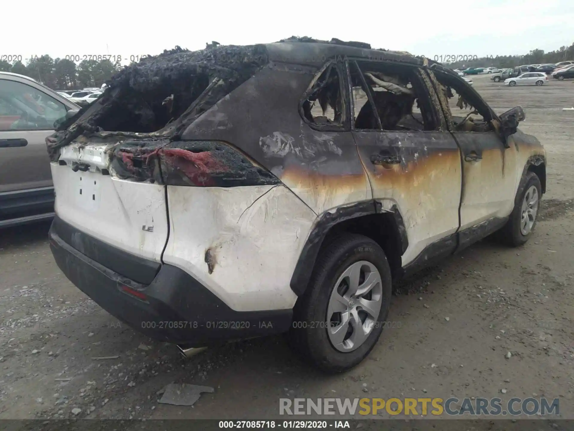 4 Photograph of a damaged car 2T3K1RFVXKW048035 TOYOTA RAV4 2019