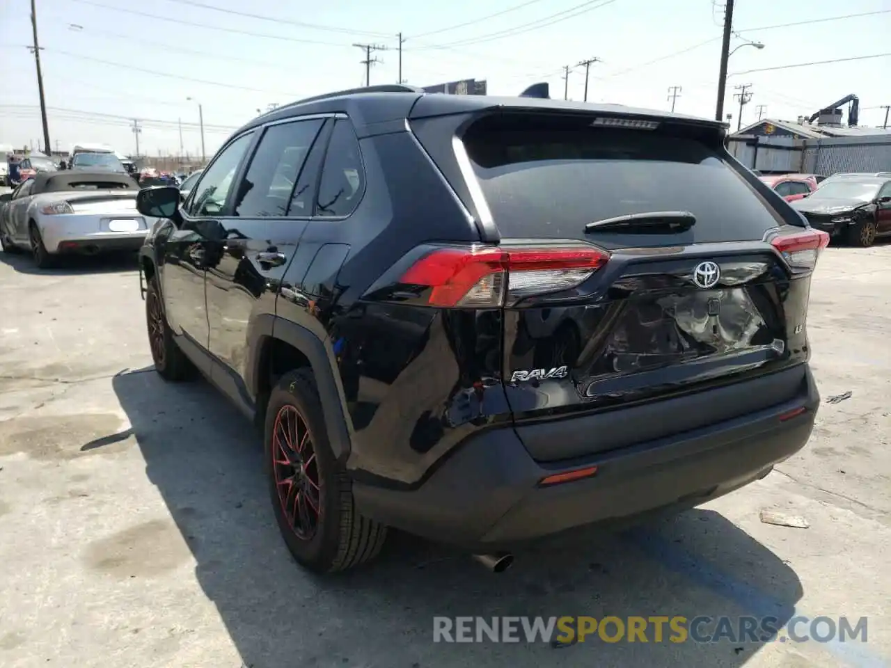 3 Photograph of a damaged car 2T3K1RFVXKW051808 TOYOTA RAV4 2019