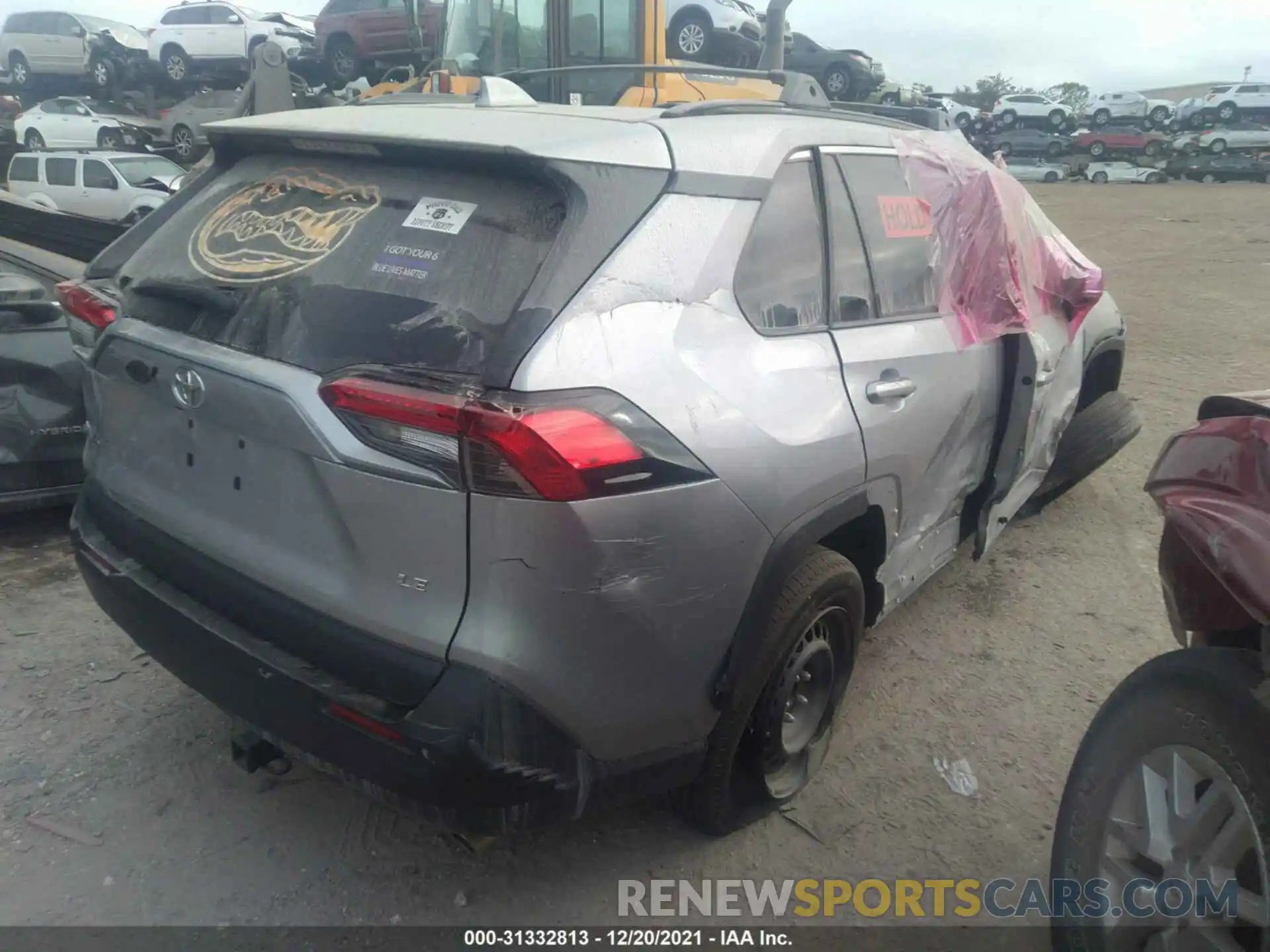 4 Photograph of a damaged car 2T3K1RFVXKW054577 TOYOTA RAV4 2019