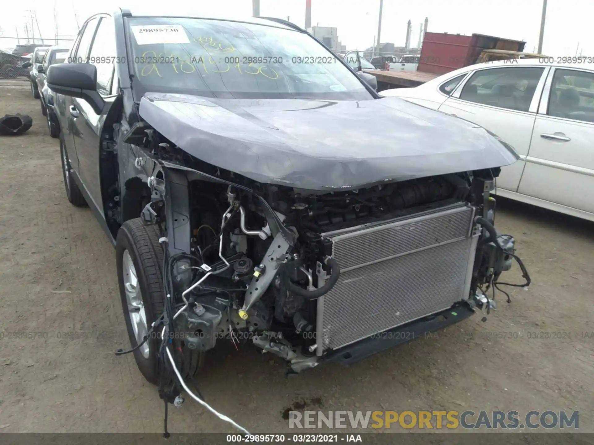 6 Photograph of a damaged car 2T3LWRFV0KW012926 TOYOTA RAV4 2019