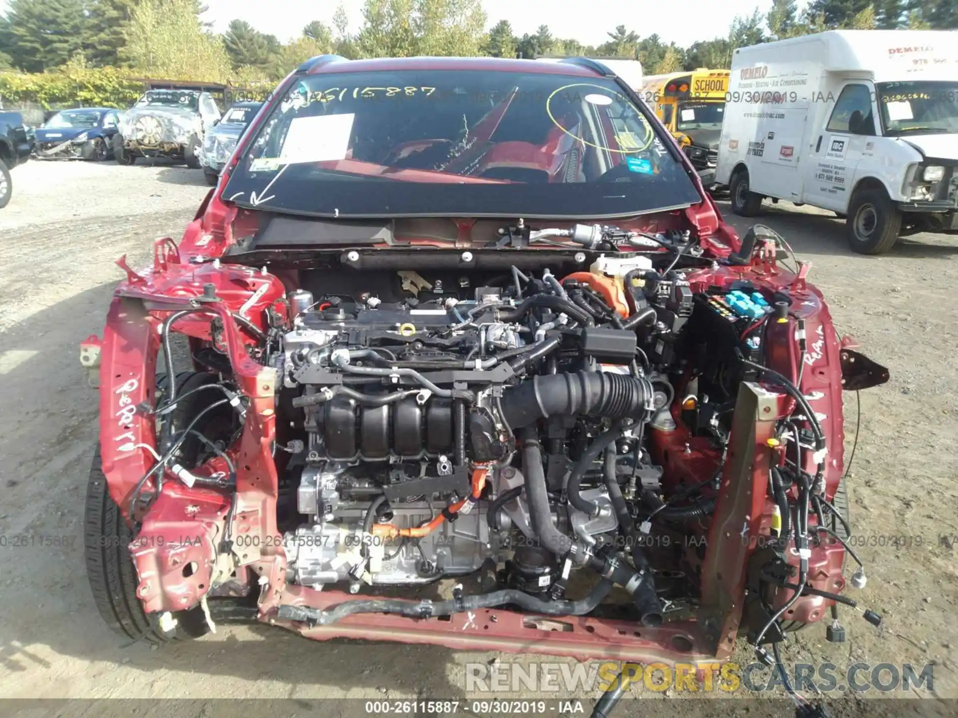 6 Photograph of a damaged car 2T3LWRFV0KW021285 TOYOTA RAV4 2019