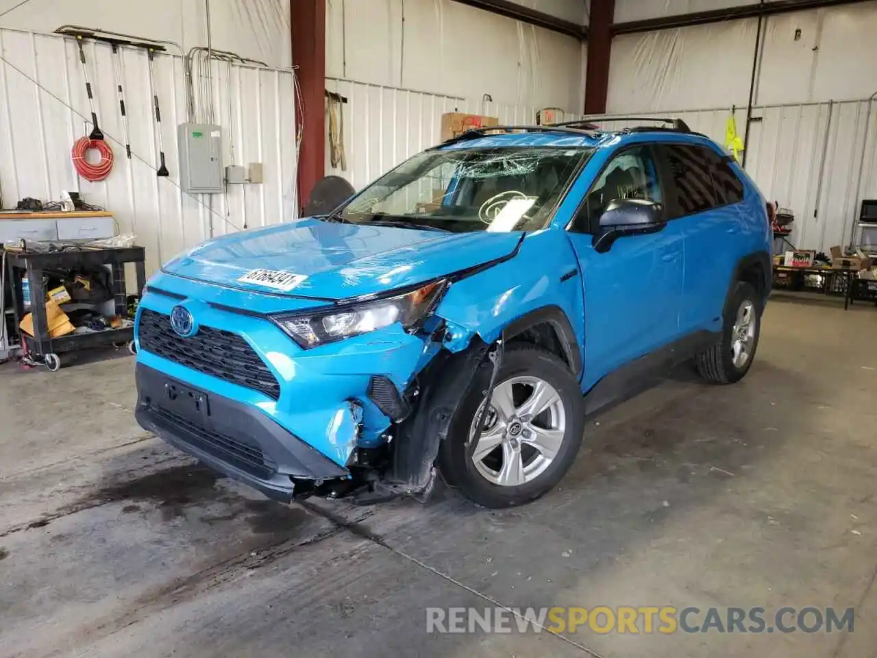 2 Photograph of a damaged car 2T3LWRFV0KW045408 TOYOTA RAV4 2019