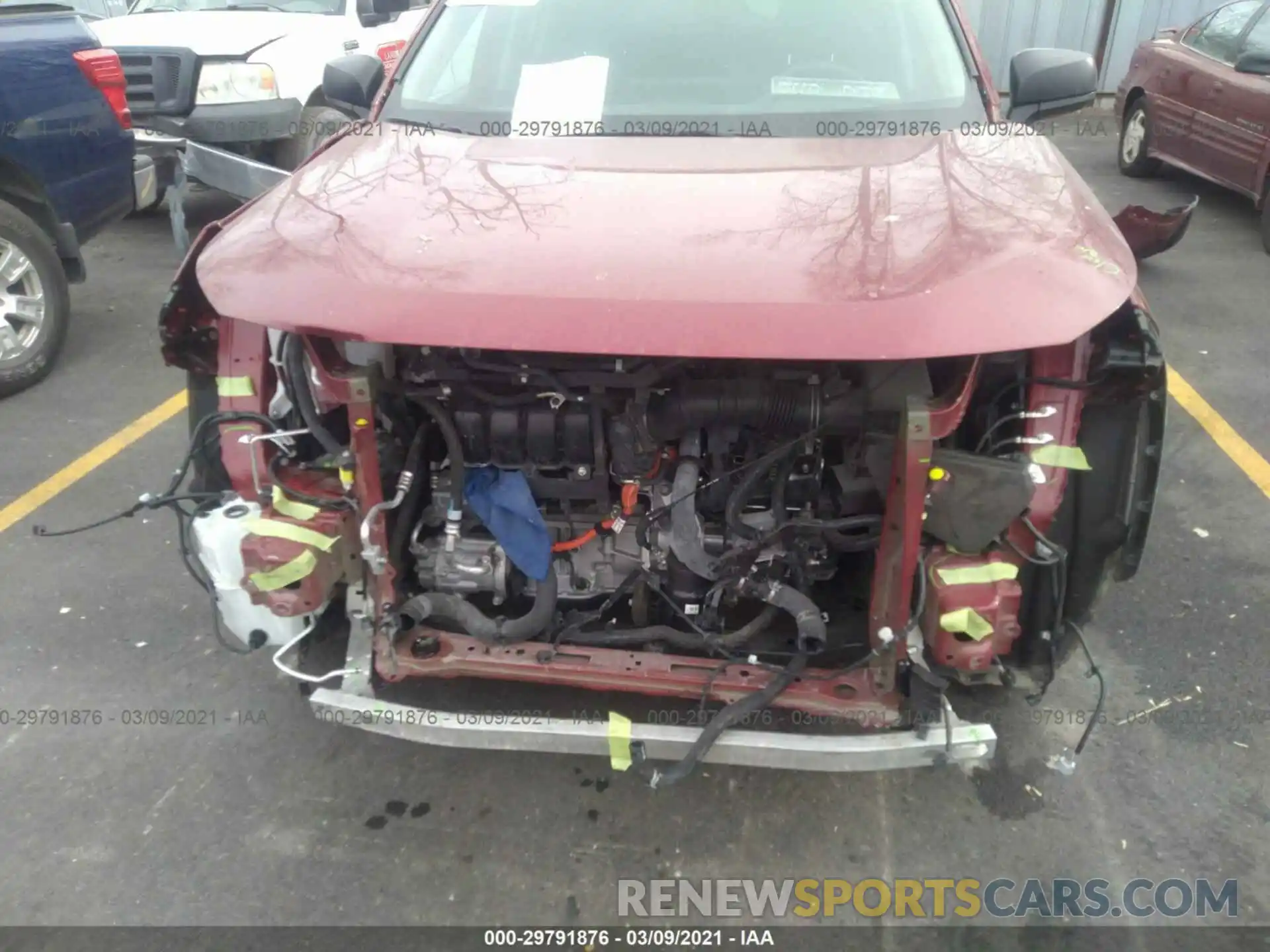 6 Photograph of a damaged car 2T3LWRFV1KW018587 TOYOTA RAV4 2019