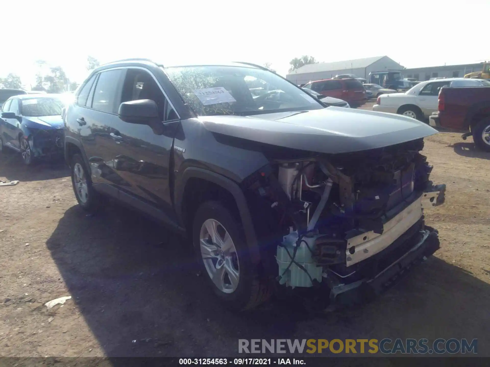 1 Photograph of a damaged car 2T3LWRFV1KW018881 TOYOTA RAV4 2019