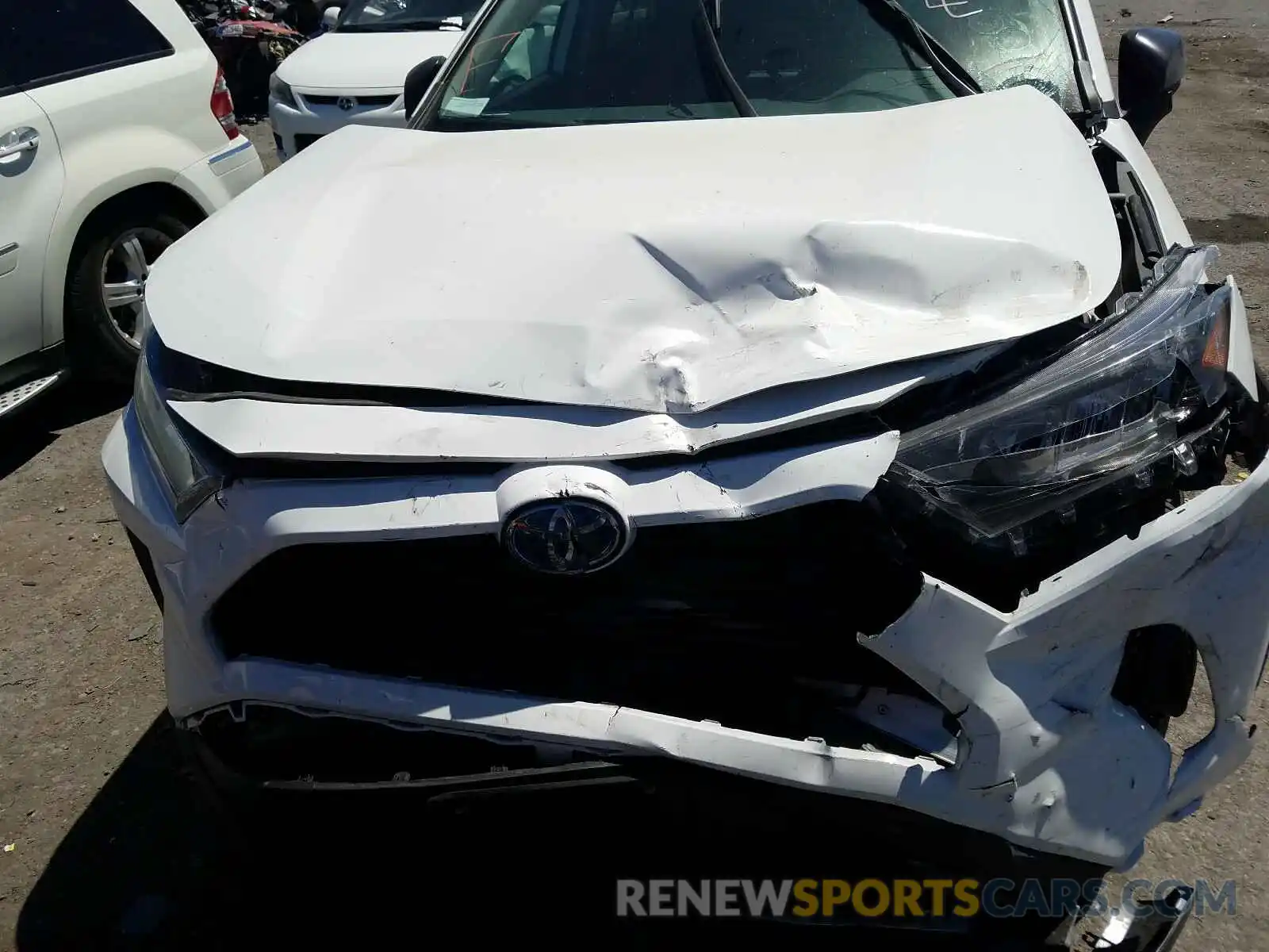 7 Фотография поврежденного автомобиля 2T3LWRFV1KW045238 TOYOTA RAV4 2019