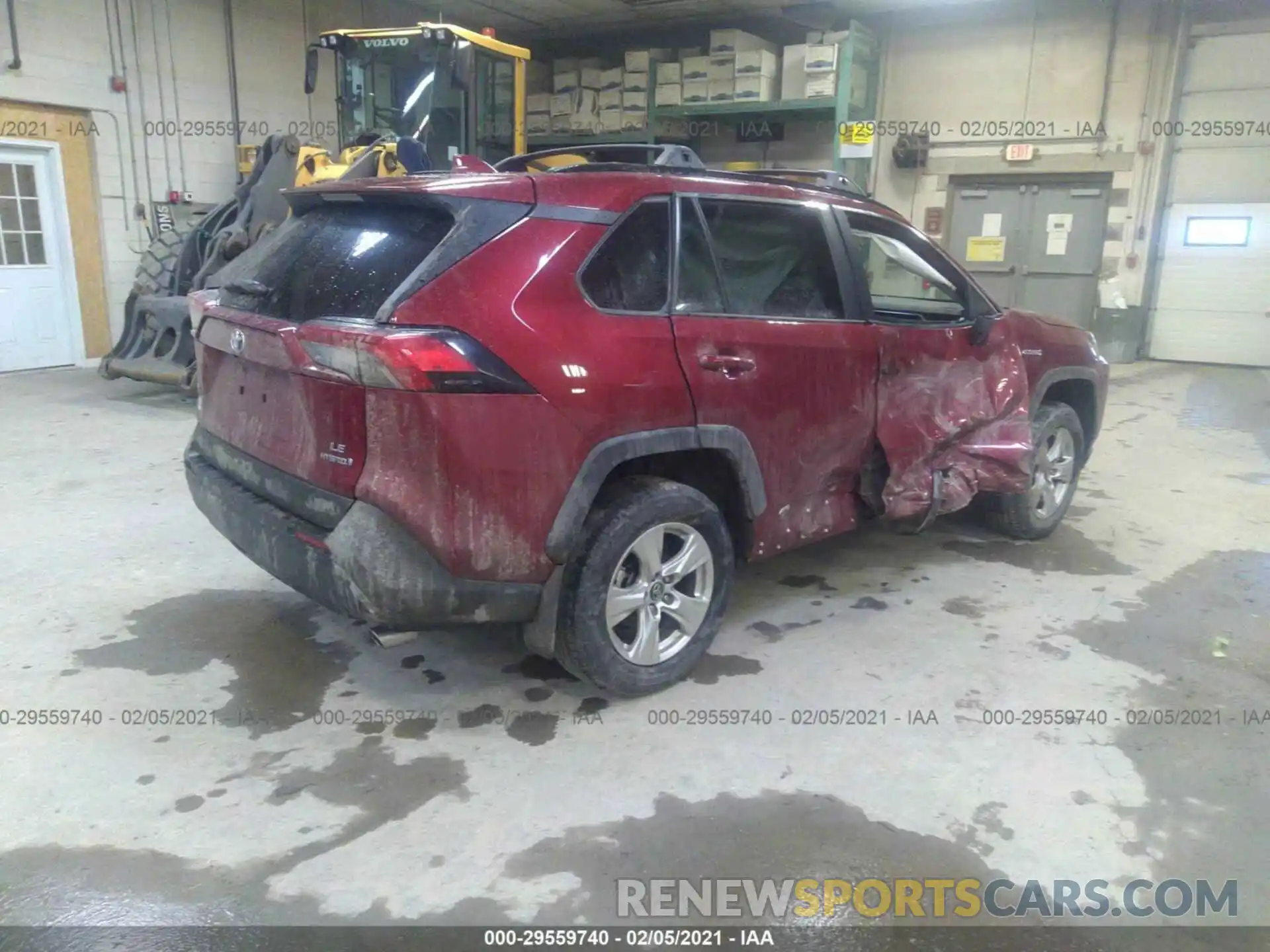 4 Фотография поврежденного автомобиля 2T3LWRFV2KW016346 TOYOTA RAV4 2019
