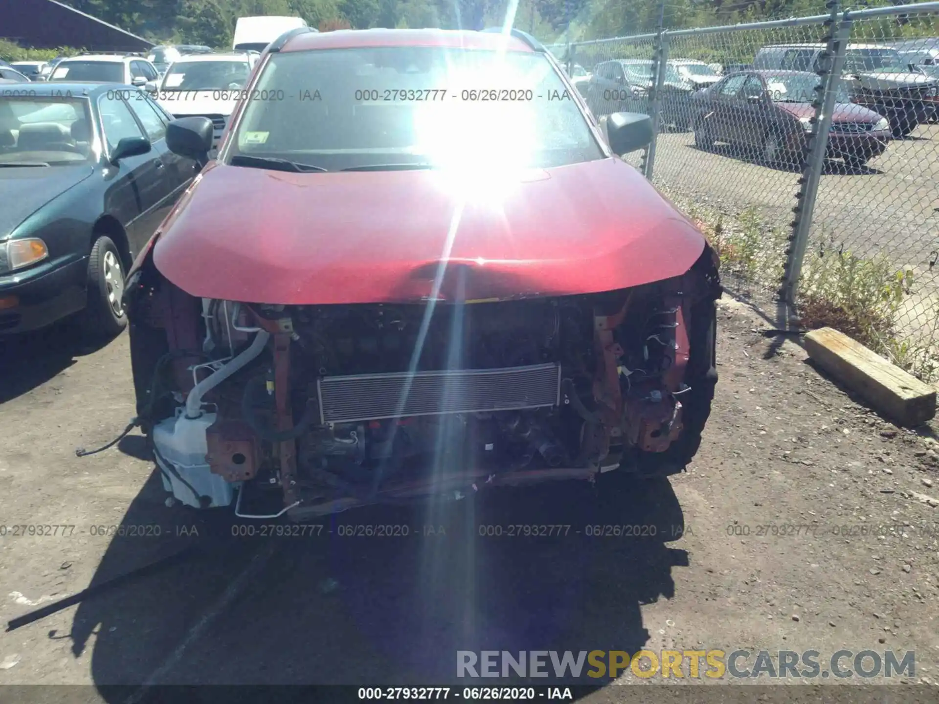 6 Photograph of a damaged car 2T3LWRFV2KW016783 TOYOTA RAV4 2019