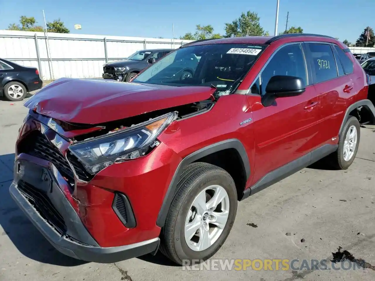 2 Фотография поврежденного автомобиля 2T3LWRFV3KW016212 TOYOTA RAV4 2019