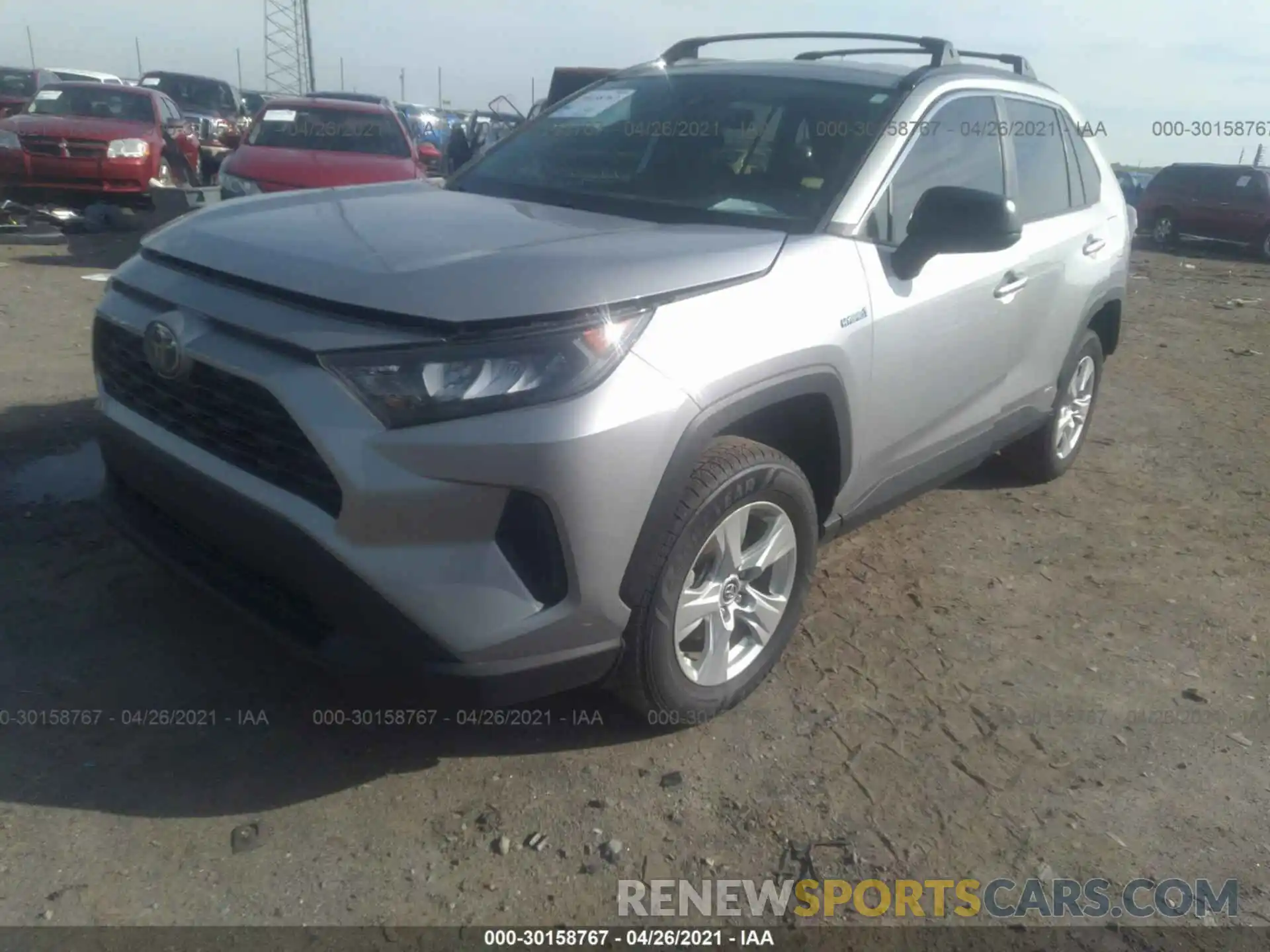 2 Photograph of a damaged car 2T3LWRFV3KW023824 TOYOTA RAV4 2019