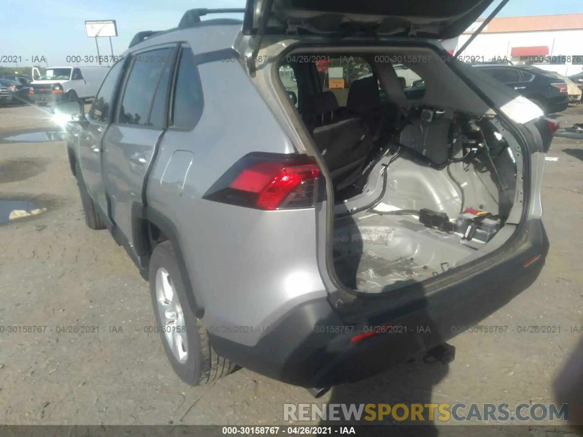 3 Photograph of a damaged car 2T3LWRFV3KW023824 TOYOTA RAV4 2019