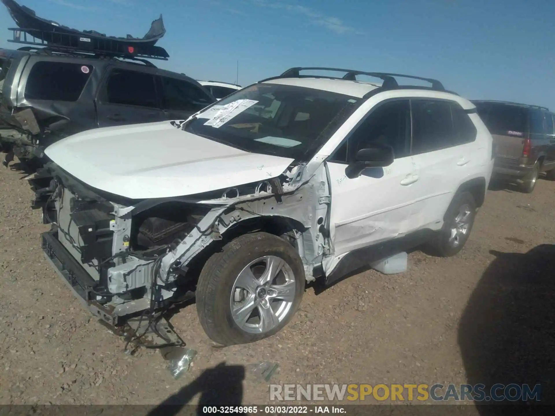 2 Photograph of a damaged car 2T3LWRFV5KW039829 TOYOTA RAV4 2019