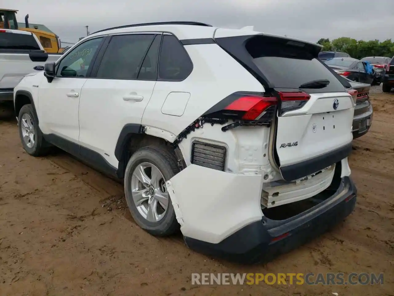 3 Фотография поврежденного автомобиля 2T3LWRFV6KW012199 TOYOTA RAV4 2019