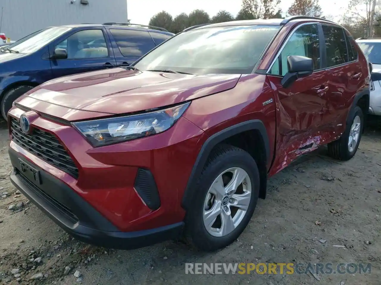 2 Photograph of a damaged car 2T3LWRFV7KW043798 TOYOTA RAV4 2019