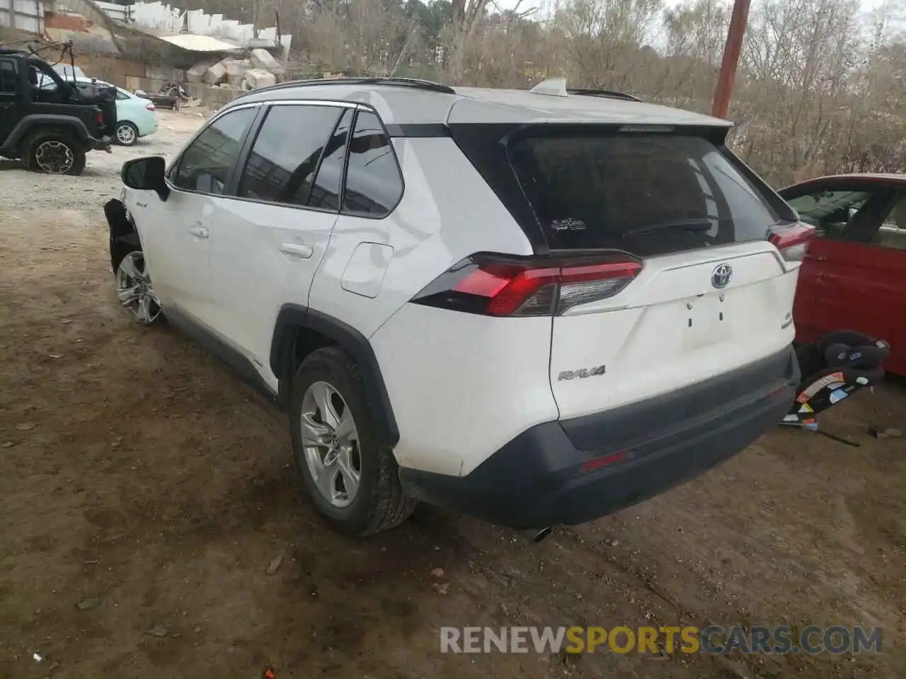 3 Фотография поврежденного автомобиля 2T3LWRFV8KW013743 TOYOTA RAV4 2019