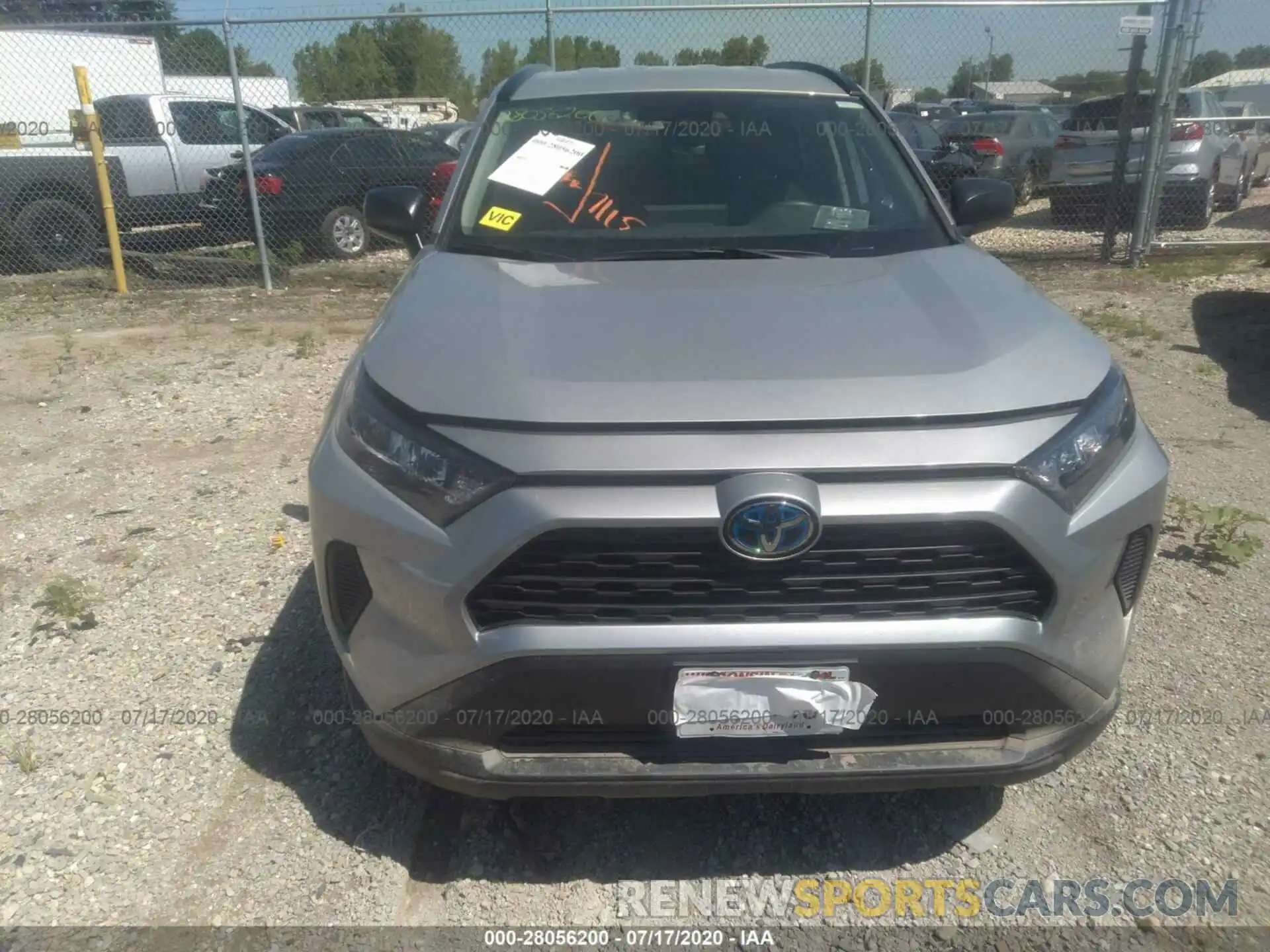 6 Фотография поврежденного автомобиля 2T3LWRFV8KW024130 TOYOTA RAV4 2019