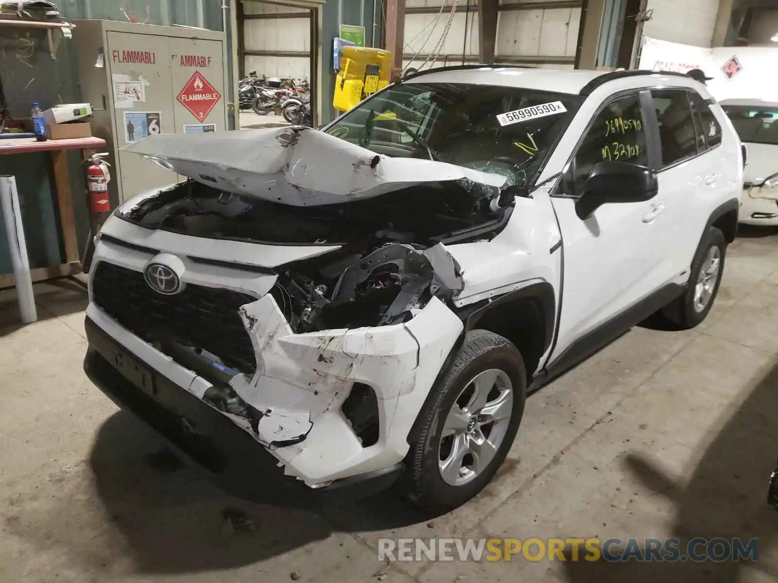 2 Photograph of a damaged car 2T3LWRFVXKW016515 TOYOTA RAV4 2019