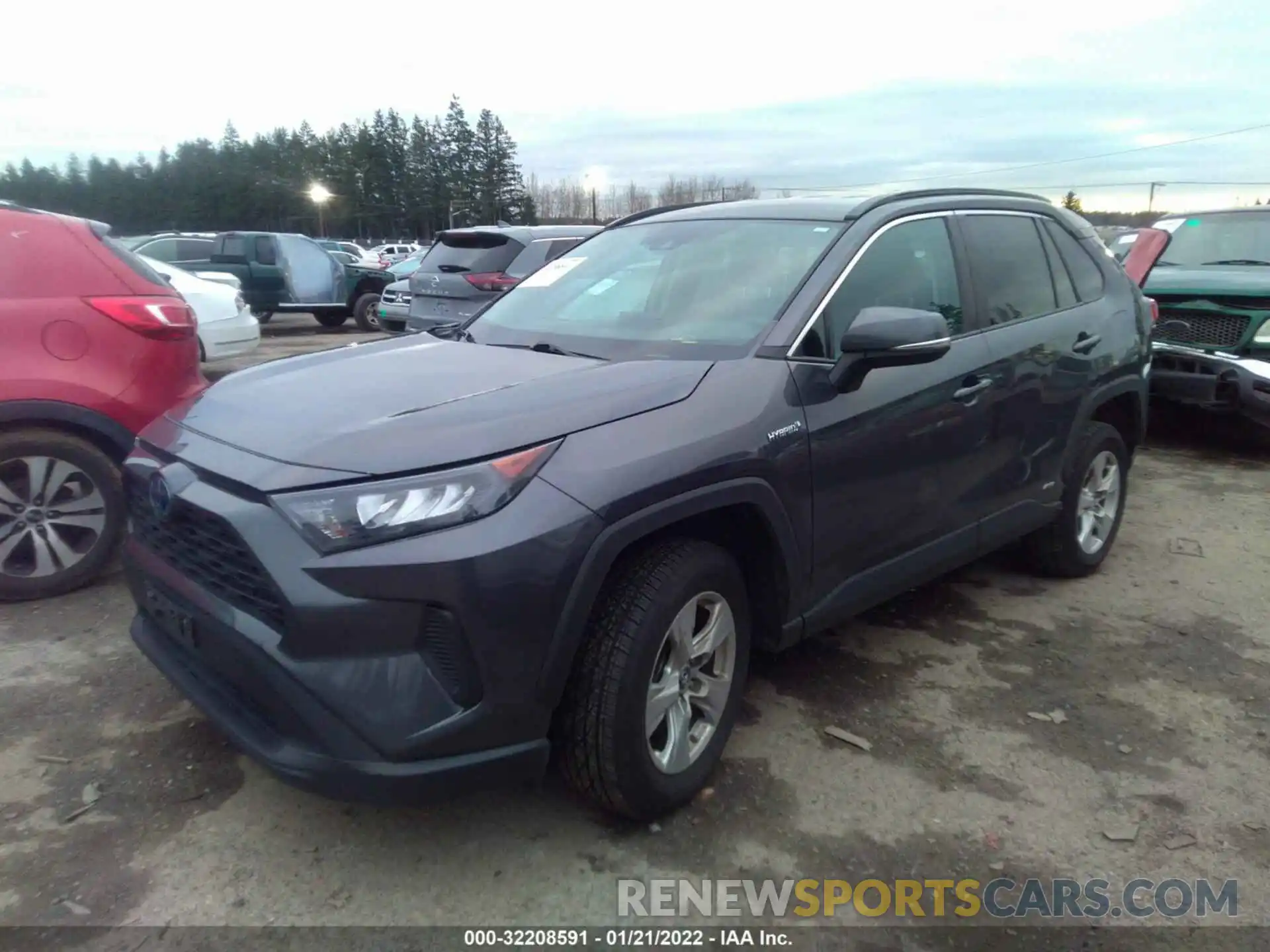 2 Photograph of a damaged car 2T3MWRFV0KW009514 TOYOTA RAV4 2019