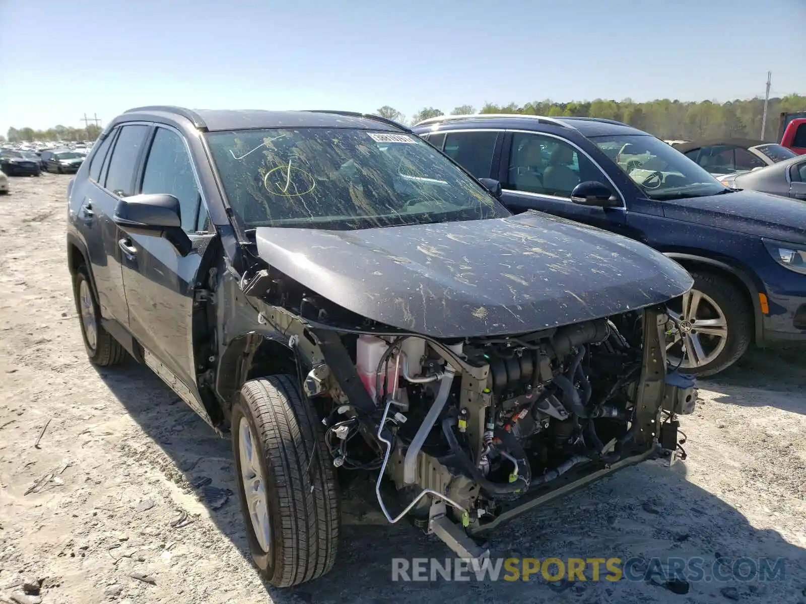 1 Фотография поврежденного автомобиля 2T3MWRFV0KW011537 TOYOTA RAV4 2019
