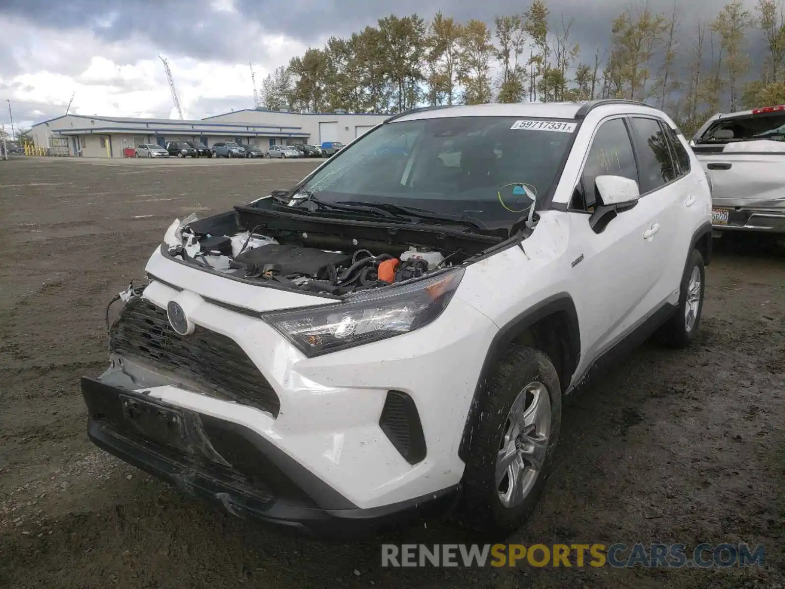 2 Фотография поврежденного автомобиля 2T3MWRFV0KW029505 TOYOTA RAV4 2019