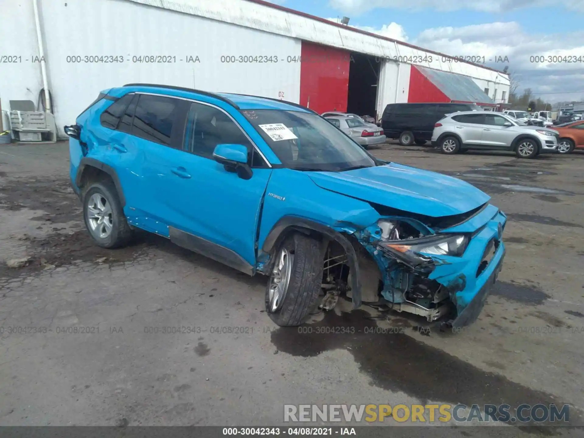 1 Фотография поврежденного автомобиля 2T3MWRFV0KW029763 TOYOTA RAV4 2019