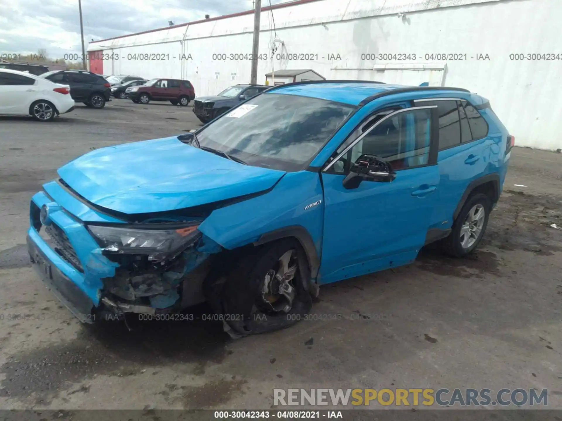 2 Фотография поврежденного автомобиля 2T3MWRFV0KW029763 TOYOTA RAV4 2019