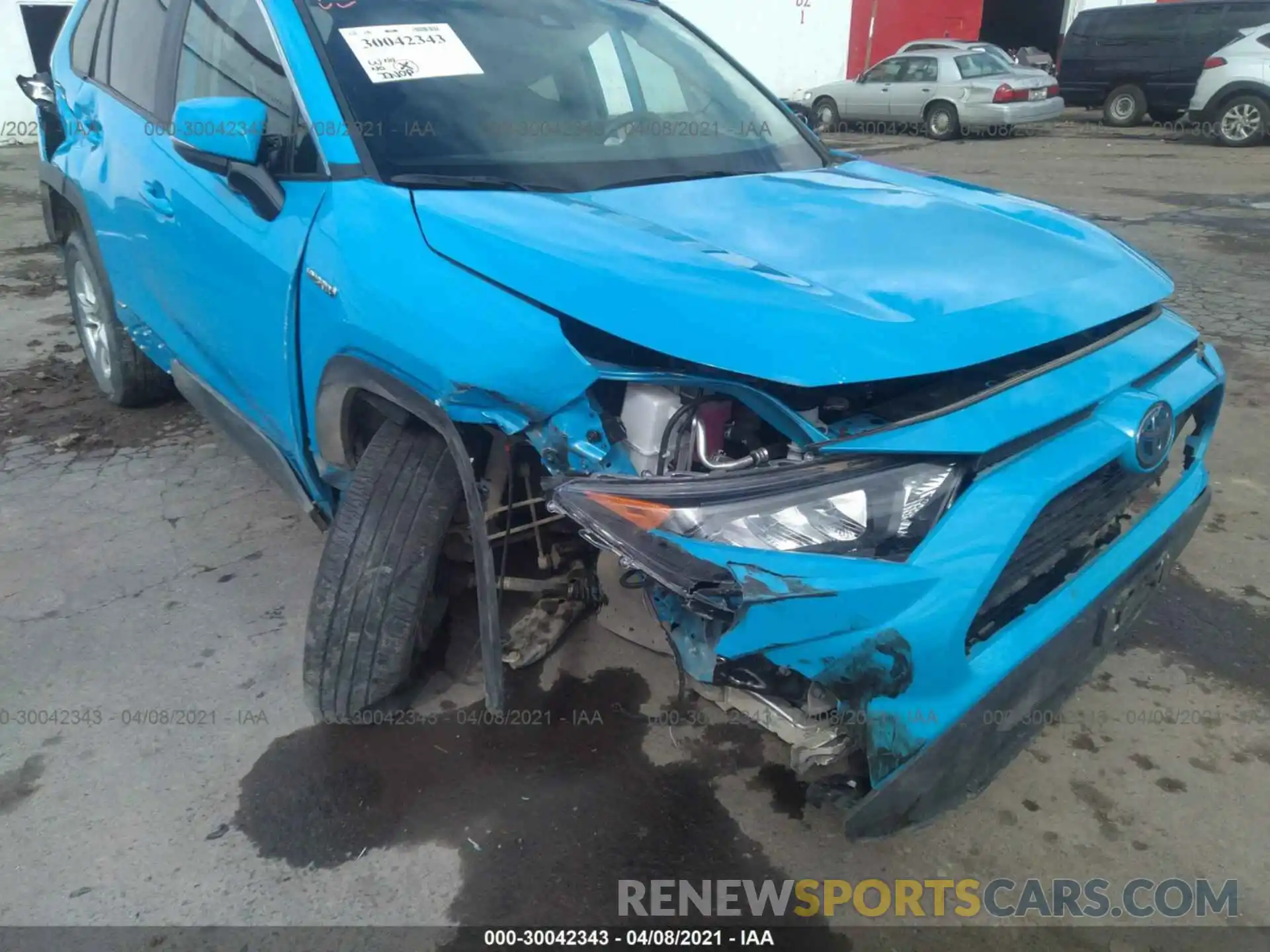 6 Photograph of a damaged car 2T3MWRFV0KW029763 TOYOTA RAV4 2019