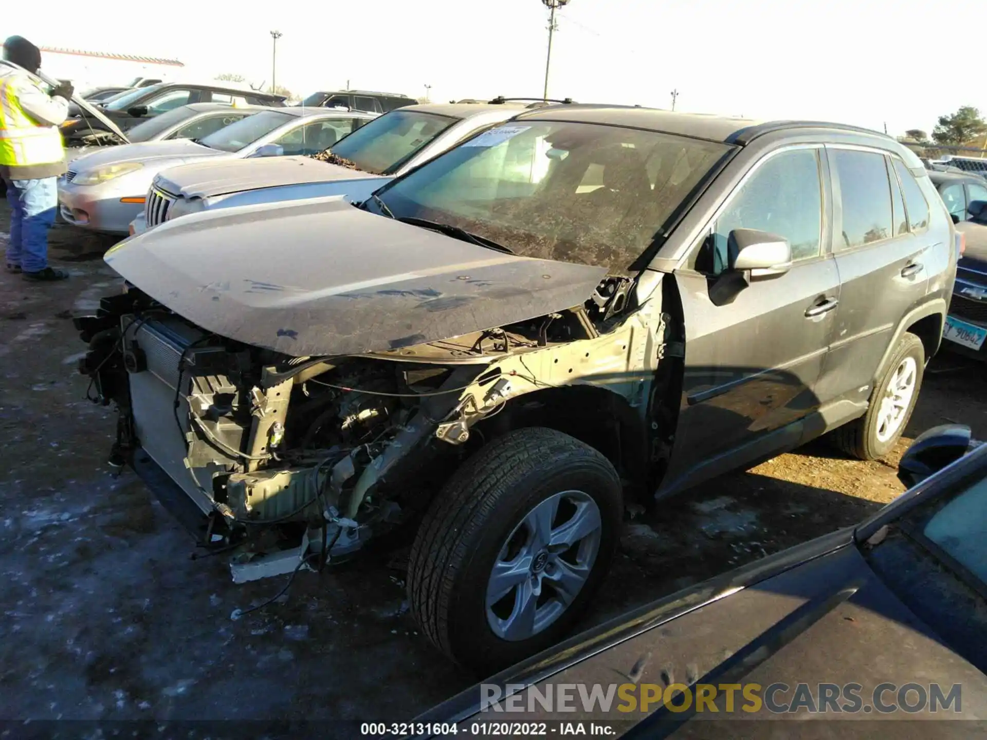 2 Photograph of a damaged car 2T3MWRFV0KW033487 TOYOTA RAV4 2019