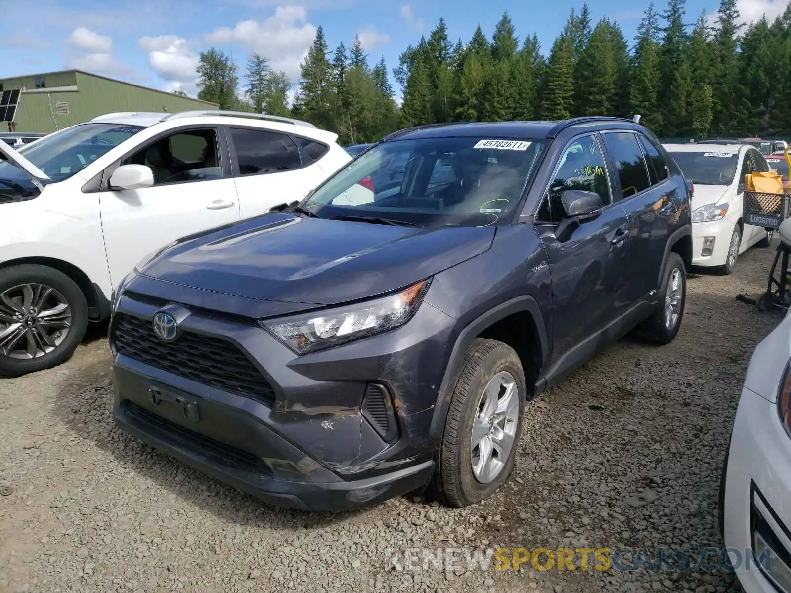 2 Photograph of a damaged car 2T3MWRFV0KW037555 TOYOTA RAV4 2019